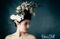 flowers in her hair