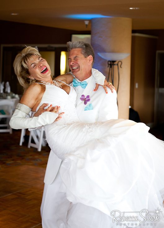 newlyweds bride and groom