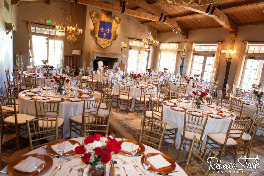 dining room at Pasadera Pasadera wedding