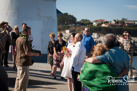 lighthouse wedding photos