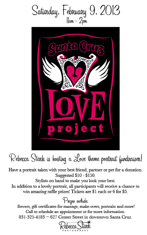 a love theme portrait fundraiser