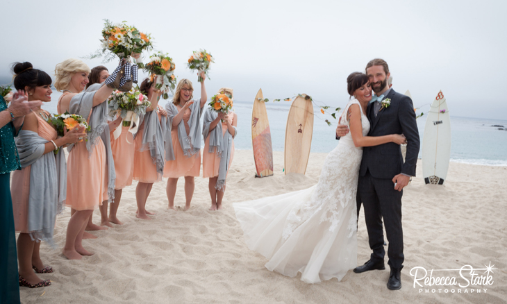 Carmel Wedding On The Beach Rebecca Stark Photography